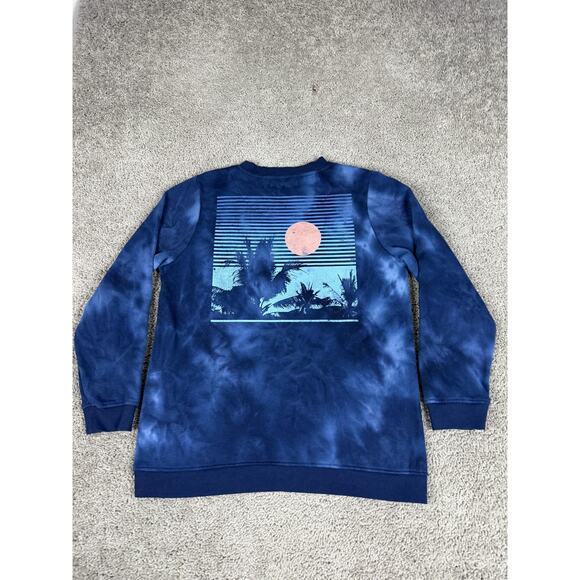 Beach Boys Sweatshirt Mens XL Blue Tie Dye Crewneck Pullover Graphic Band - Picture 6 of 11